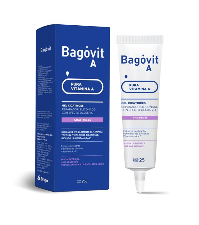 Bagovit A Gel Scars Treatment - 25ml / 0.84Fl Oz - Paraben & Fragrance Free - Allantoin, Hyaluronic Acid & Moisturizing Formula