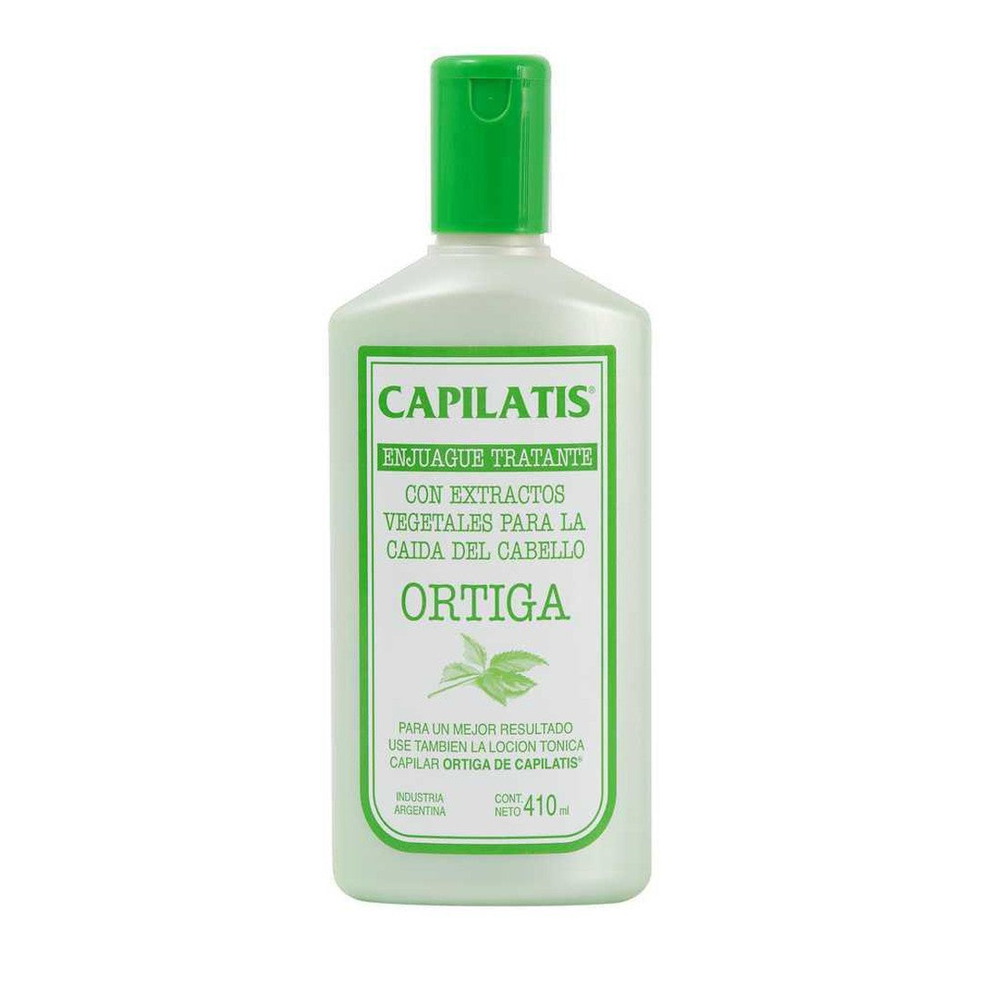 Capilatis Rinse Treating Nettle(410Ml / 13.86Fl Oz) Strengthen Hair Fiber, Moisturize & Protect for More Body & Shine