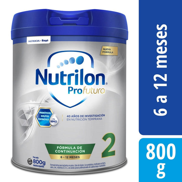 Nutrilon Infant Formula Milktea Powder Profutura 2: Iron & Prebiotics for Immune Support & Brain Development (800G / 28.21Oz)
