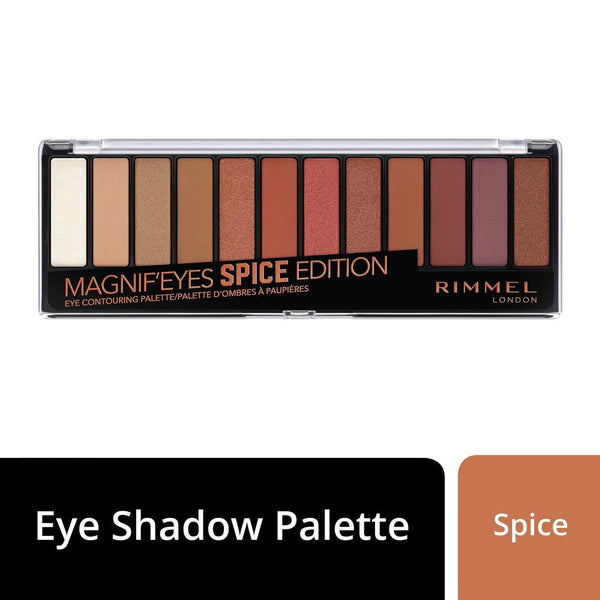 Rimmel Shadow Palette Magnifeyes 005: 9 Shades with Long-Lasting, Smudge & Crease-Proof, Cruelty-Free Formula (1 Unit)